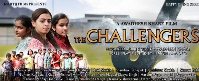 Simran Behl on the poster of the film The Challengers (2019)