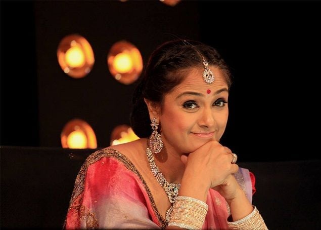 Simran on the sets of Dance Tamizha Dance