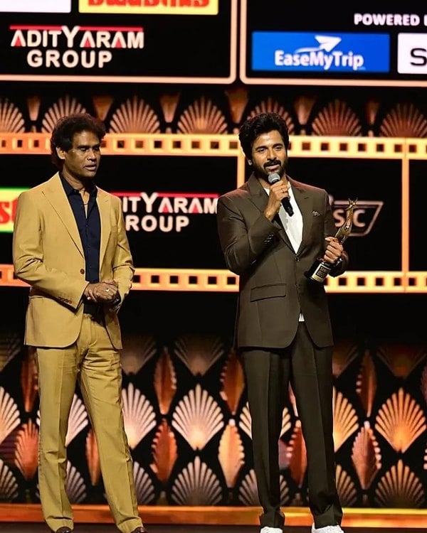 Sivakarthikeyan, after receiving an award at the 13th South Indian International Movie Awards (SIIMA) (2025)