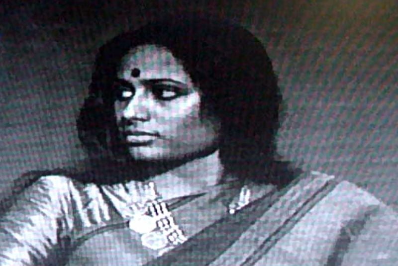 Smita Patil at Bombay station of Doordarshan as a Newsreader
