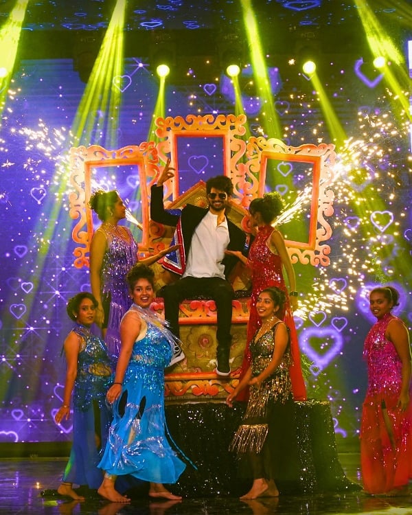 Snehith Gowda during his entry into Bigg Boss Kannada Season 10