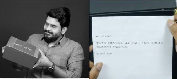 Snips taken from the fake unboxing video of Nothing