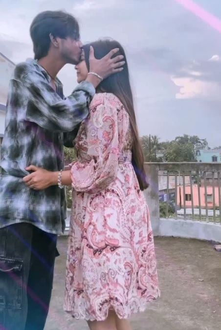 Sofik SK with his girlfriend, Dustu Sonali