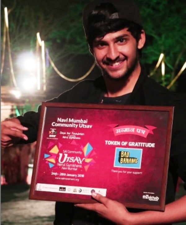 Sohil Jhuti after participating in Navi Mumbai Community Utsav