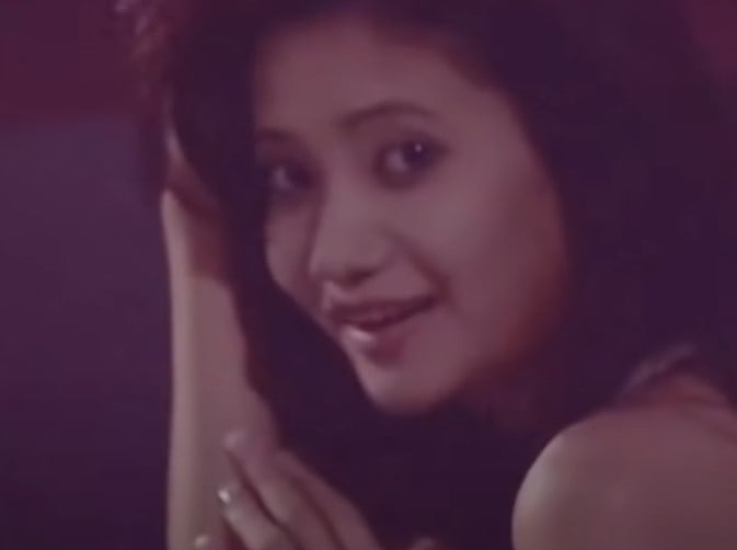 Soma Laishram in a still from the music video Angaoba Malang