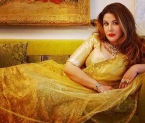 Soma Mangnaanii in a saree