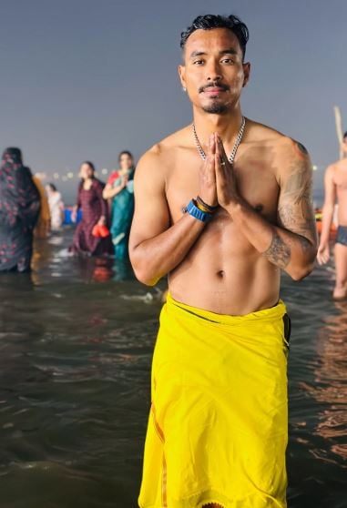 Sompal Kami during 2025 Kumbh Mela