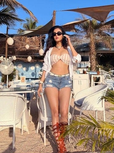 Sonal Chauhan during her vacation