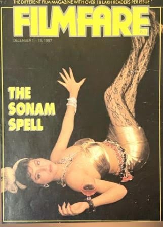 Sonam on the cover of Filmfare magazines