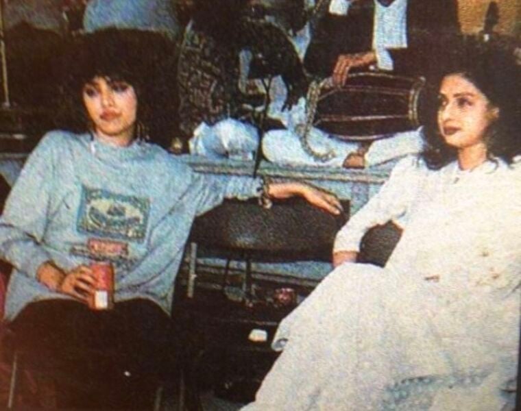 Sonam with Sridevi