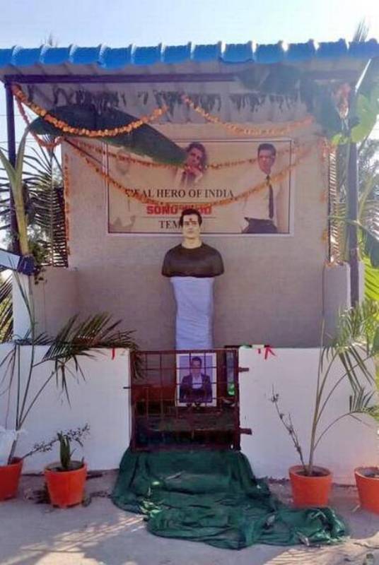 Sonu Sood Temple in Telangana