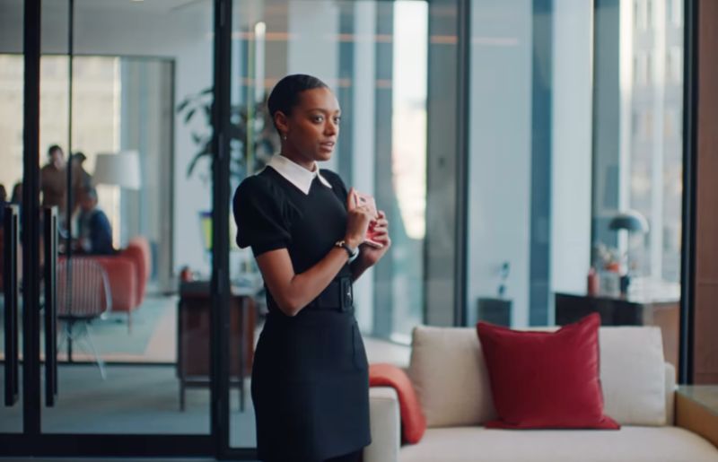 Sophie Wilde in a still from the Australian erotic thriller film titled 