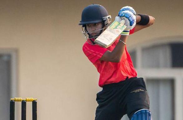 Soumya Tiwari during her practice session