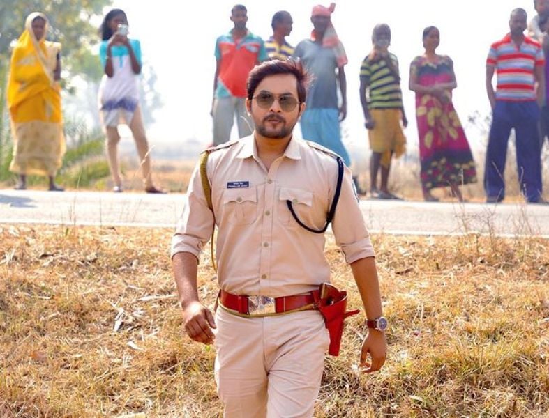 Sourav Chakraborty in a still from the film