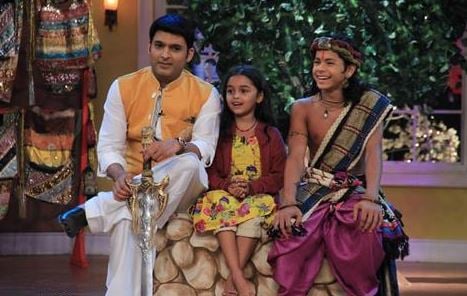 Spandan Chaturvedi as a guest in the TV show Comedy Nights with Kapil