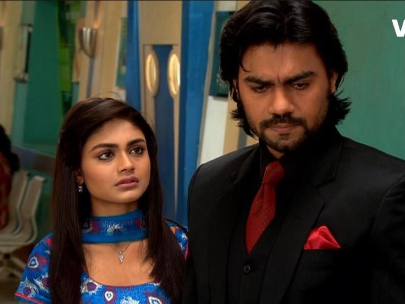 Sreejita de in a still from the television show Uttaran (2017)