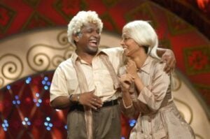 Srikant Maski in a still from the comedy television show Hans Baliye