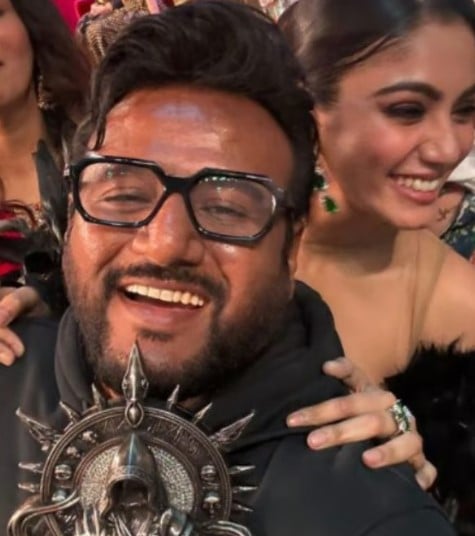 Srikanth Bureddy with Sana Makbul