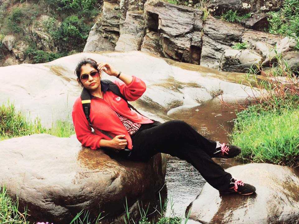 Sruthi Shanmuga Priya during a trip