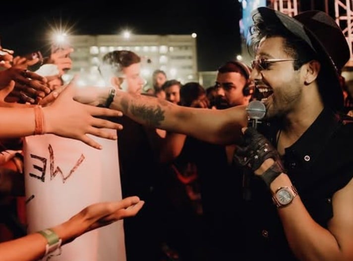 Stebin Ben during a live show