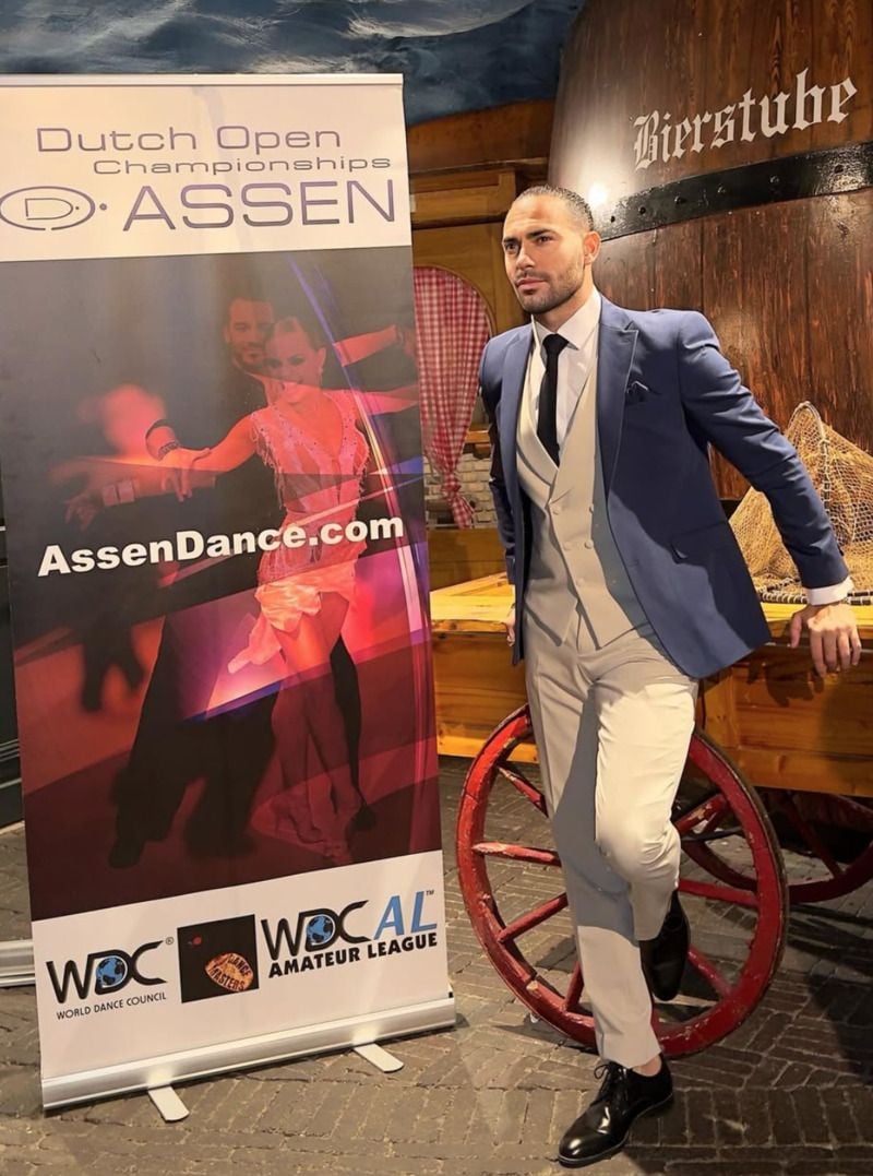 Stefano Oradei as a judge in a dance championship titled World Dance Masters, Innsbruck, Austria