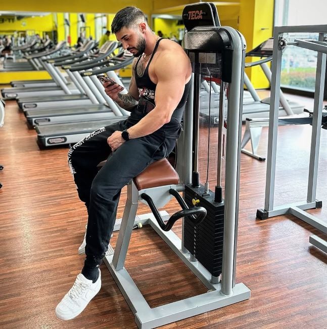 Stefano Tediosi at the gym