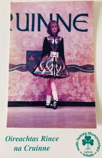 Steph McGovern at the Irish World Dancing Championships