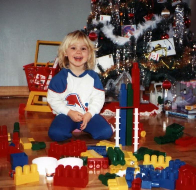 Stephanie Harvey in childhood