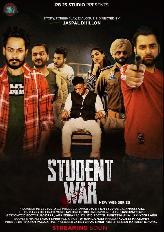 Student War Punjabi web series poster