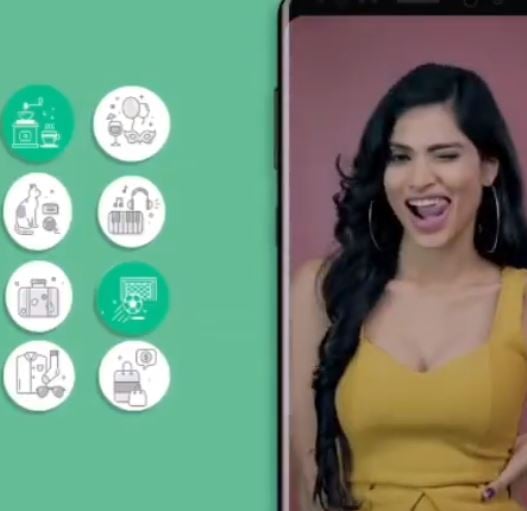 Subhashree Rayaguru in an advertisement for Azar