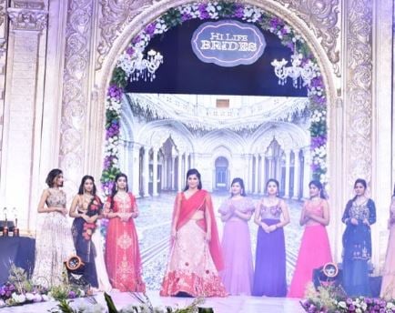 Subhashree Rayaguru walking the ramp as the Showstopper for Hi Life Bries Expo