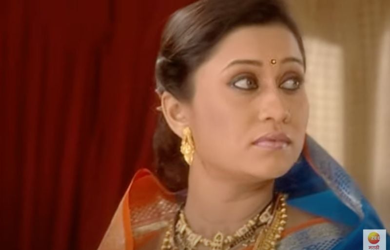 Suchitra Bandekar in a still from the Marathi TV series titled ‘Vahinisaheb’ (2007)