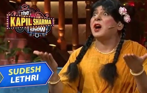 Sudesh Lehri in The Kapil Sharma Show
