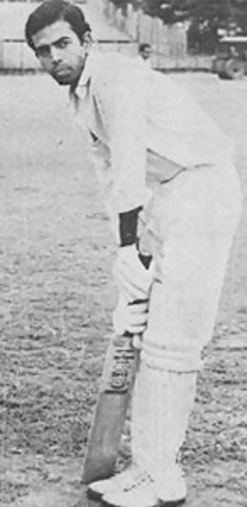 Sudhir Naik in batting action