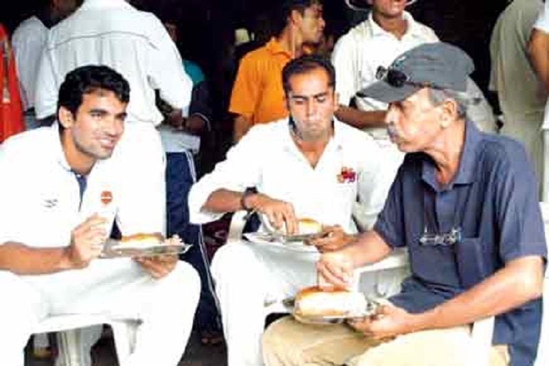 Sudhir Naik with Zaheer Khan