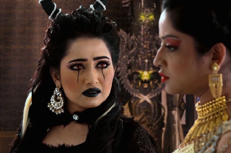 Sudipta Banerjee as Mani Mallika in the TV serial Saat Bhai Champa