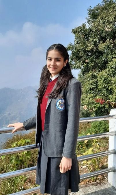 Suhani Sethi during the shoot of Cuttputlli