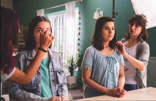 Suhani in a BTS from Himalaya ad campaign