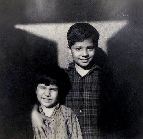 Suhel Seth (Right) and Swapan Seth (Left) childhood picture