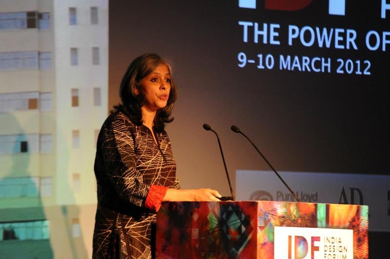 Sujata Keshavan as a host speaker of India Design Forum