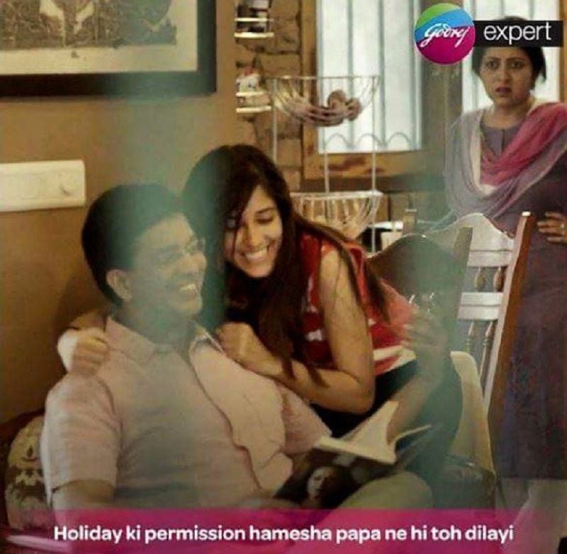 Sujata Paul in a TV Commercial