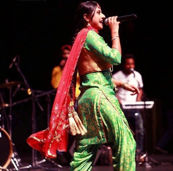 Sukh Ghuman while performing at an event