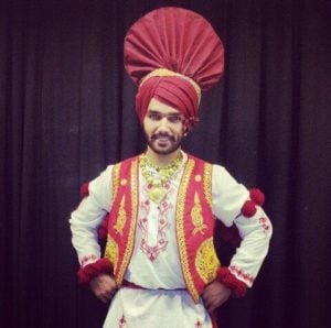 Sukh Kharoud performing Bhangra