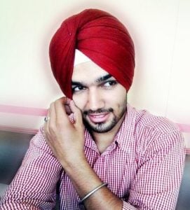 Sukh Kharoud wearing turban