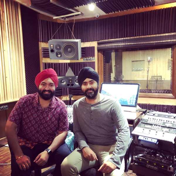 Sukhjit Singh Gill and Manjit Singh Gill in their studio