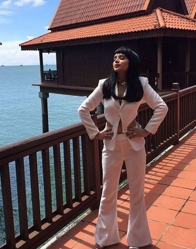 Sukirti Kandpal Posing for a Telly Calendar