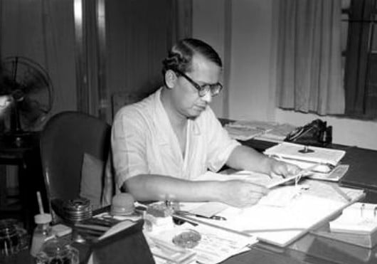 Sukumar Sen while preparing for the first general election of independent India
