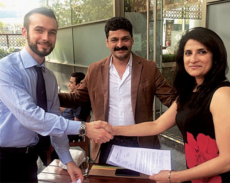 Sulajja Motwani while dealing with Lamborghini for Kinetic company