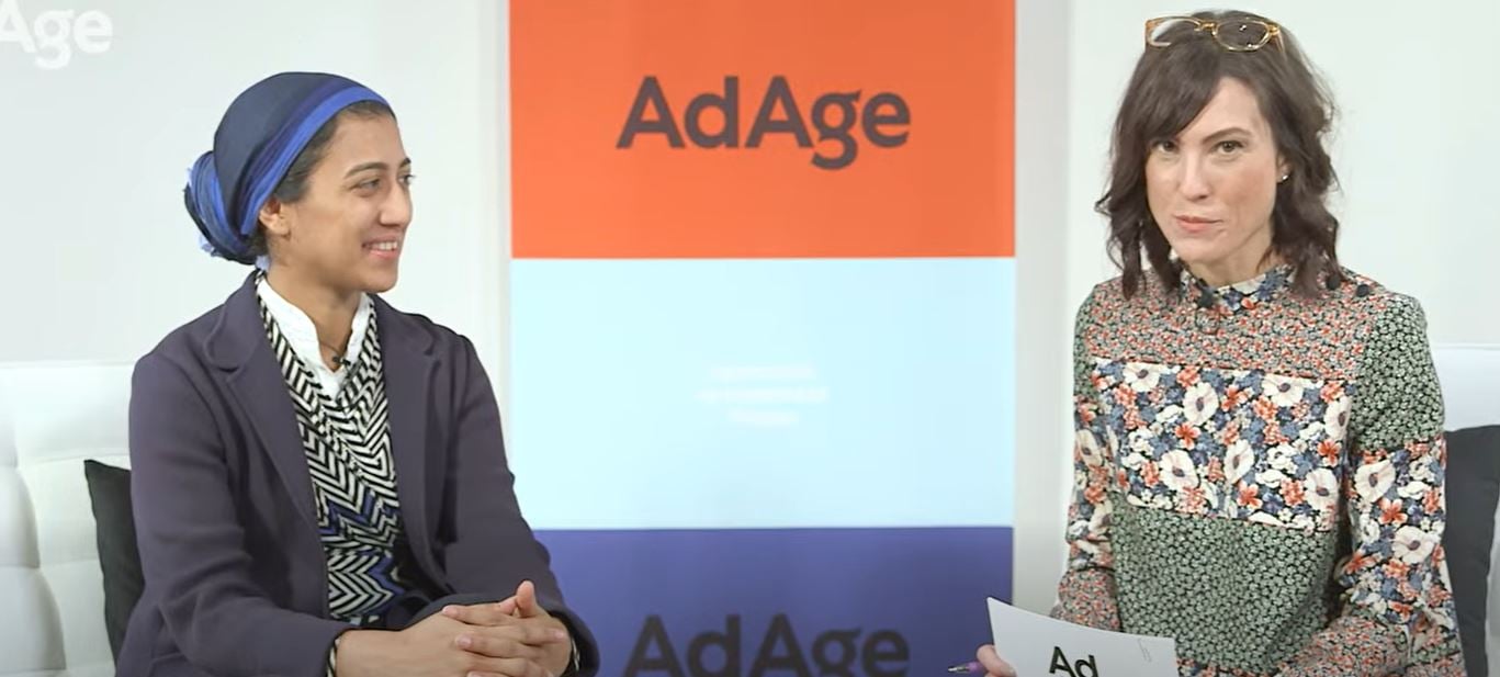 Sumaiya Balbale, as a guest at Ad Age, an advertising agency
