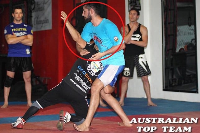 Suman Mokhtarian while providing training at Australian Top Team